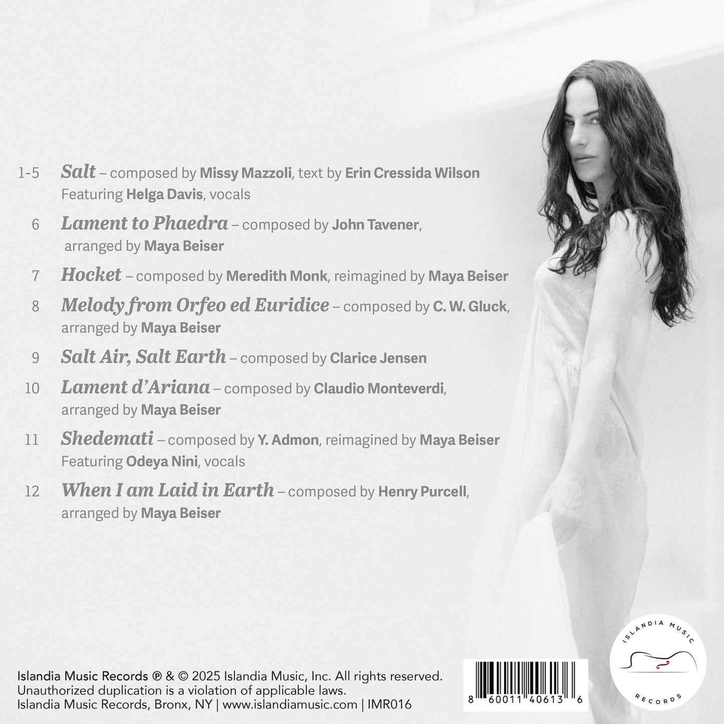 Maya Beiser: SALT - limited edition CD