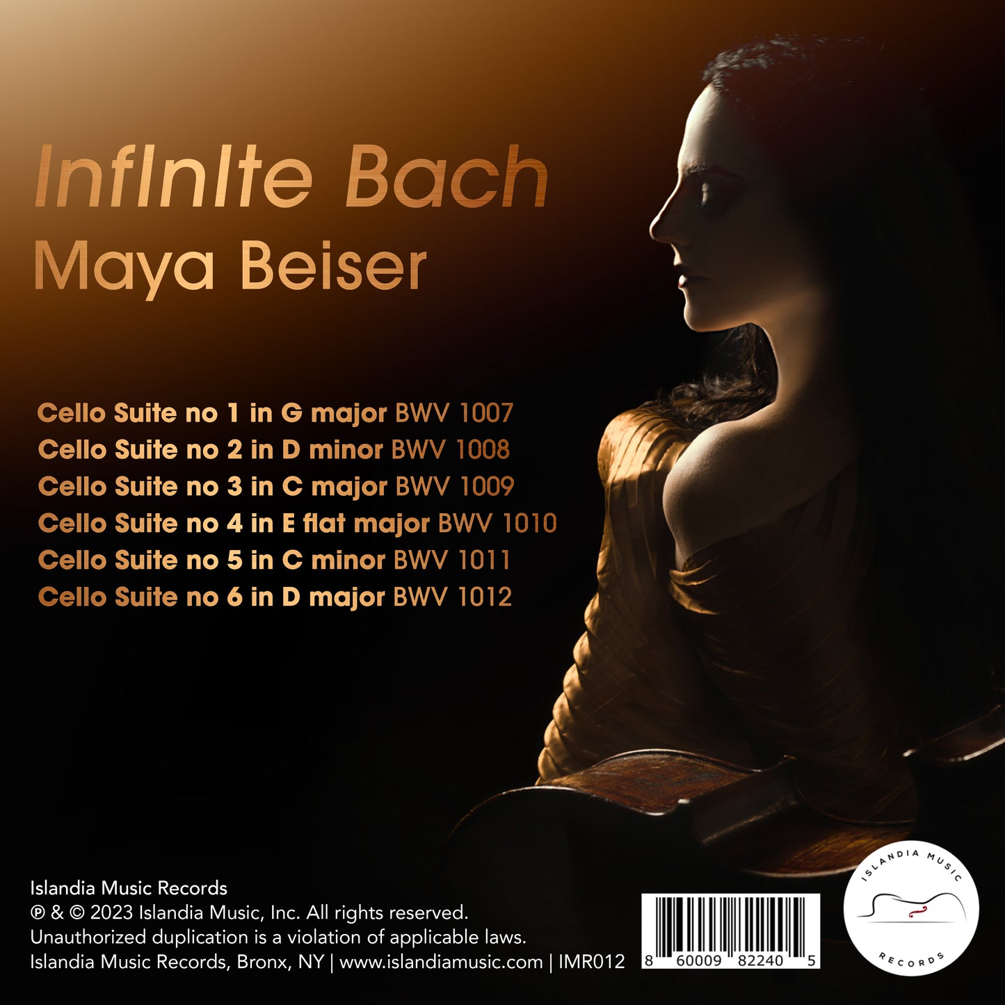 Maya Beiser: InfInIte Bach (CD)